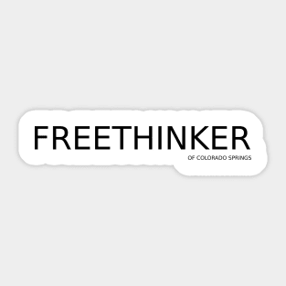 FREETHINKER cs SANS BLOCK-0 Sticker